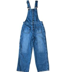 BCBGeneration wide leg denim overalls size xxs